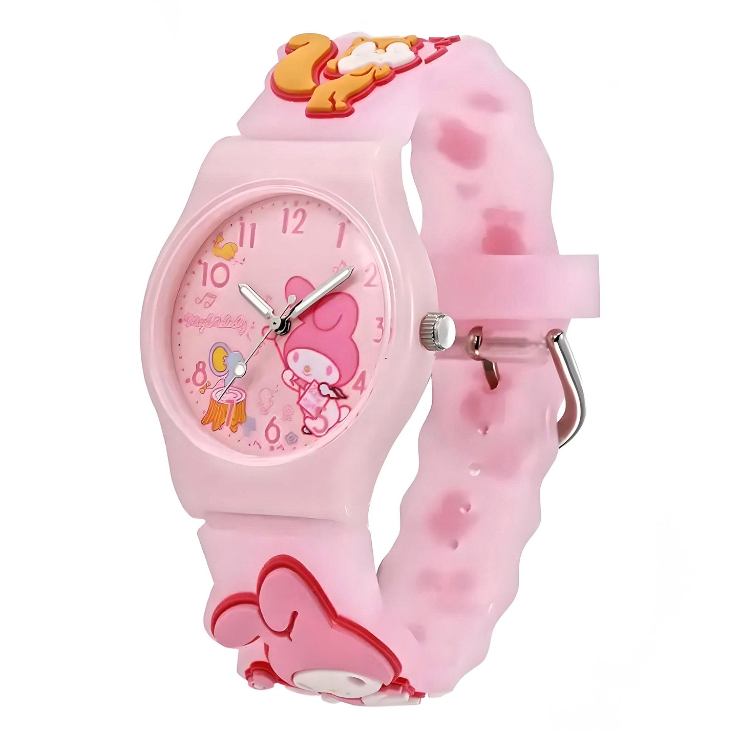 My Melody Character Themed Kids Quartz Watch