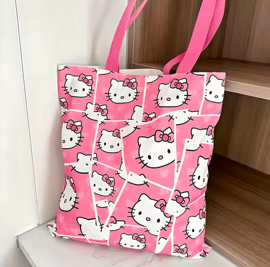 Hello Kitty Large Canvas Tote Bag